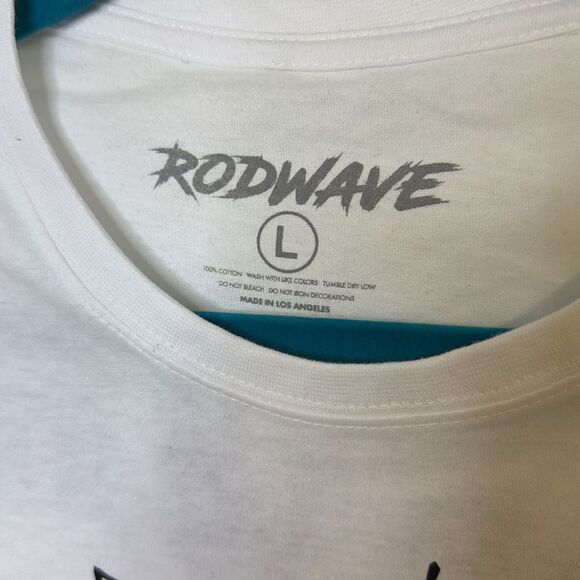 NEW-Rod Wave-Love “For The Fans” Tour- white- Men’s size Large - Picture 3 of 5